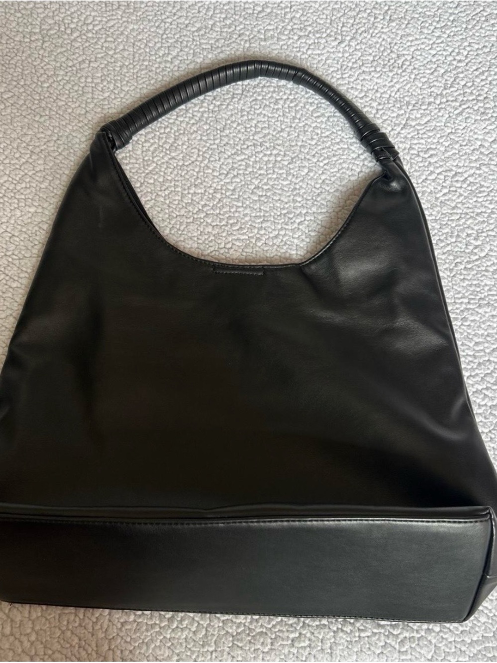Forever 21 Black Soft Hobo Shoulder Bag